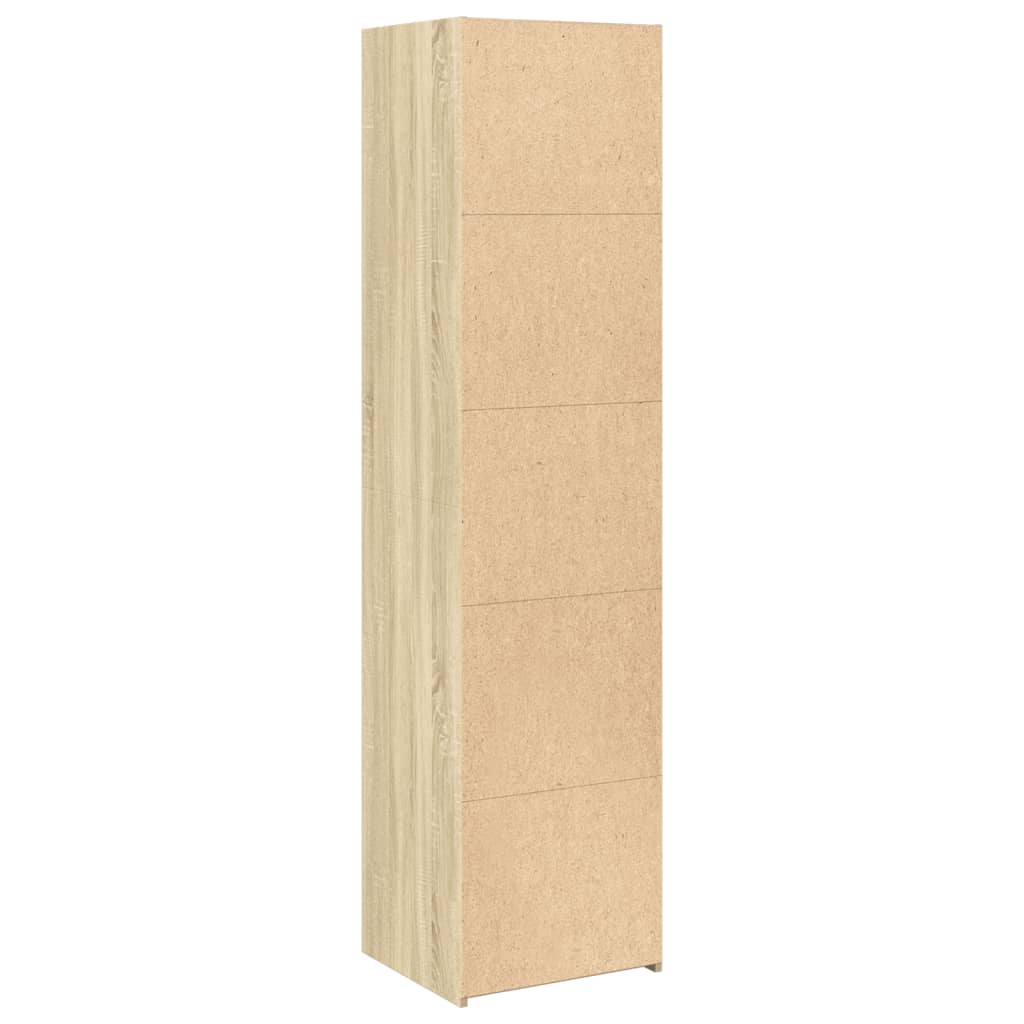 Visoka komoda boja hrasta sonome 45x41x185cm konstruirano drvo