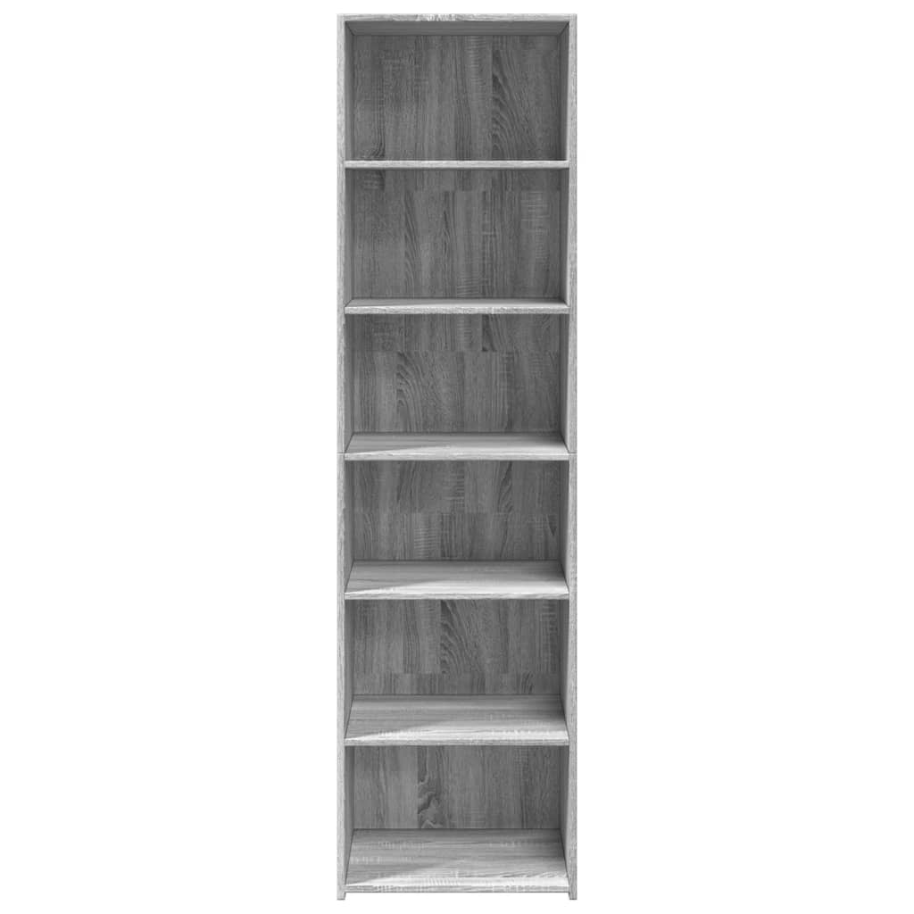 Visoka komoda boje hrasta 50 x 41 x 185 cm konstruirano drvo
