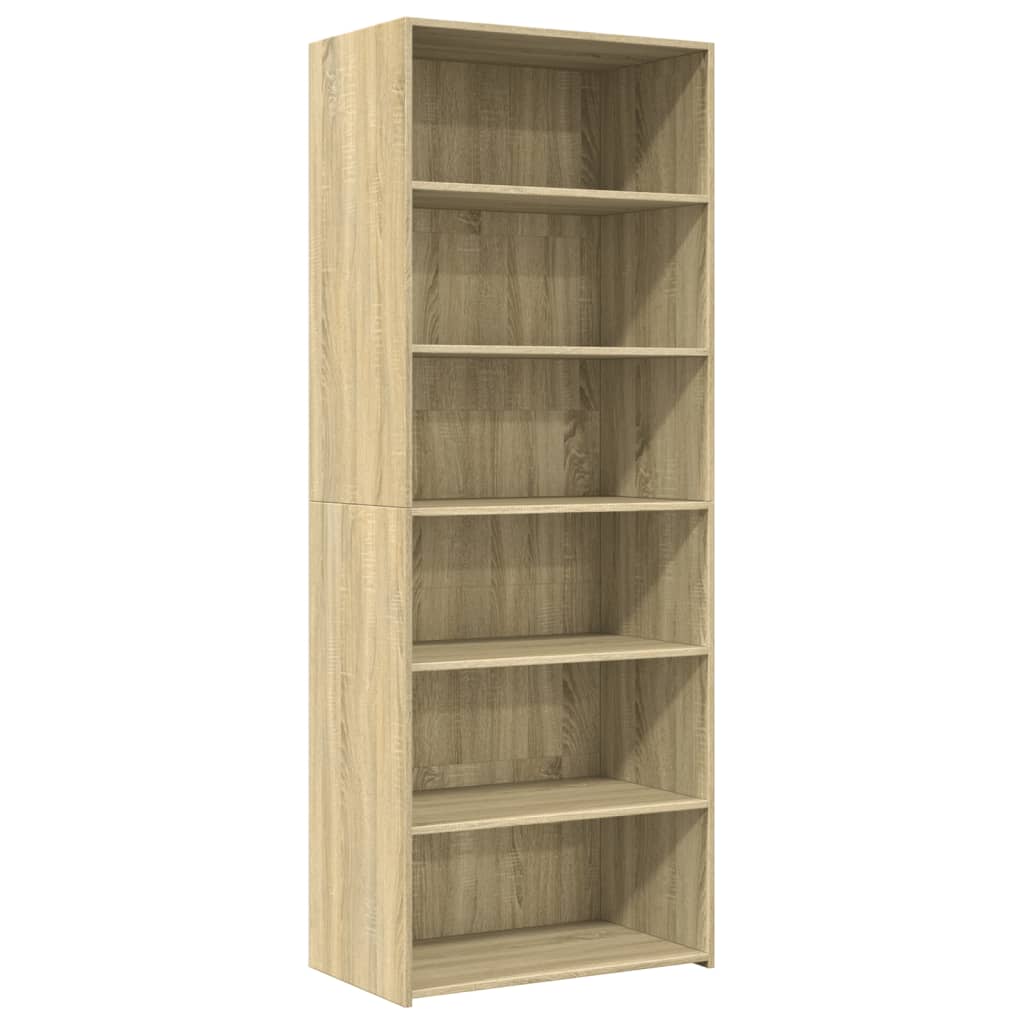 Visoka komoda hrasta sonome 70x41x185 cm od konstruiranog drva