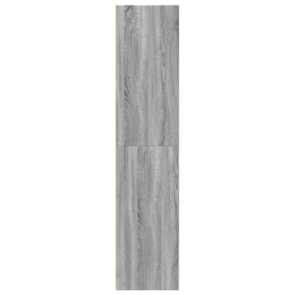Visoka komoda siva sonome 70x41x185 cm od konstruiranog drva