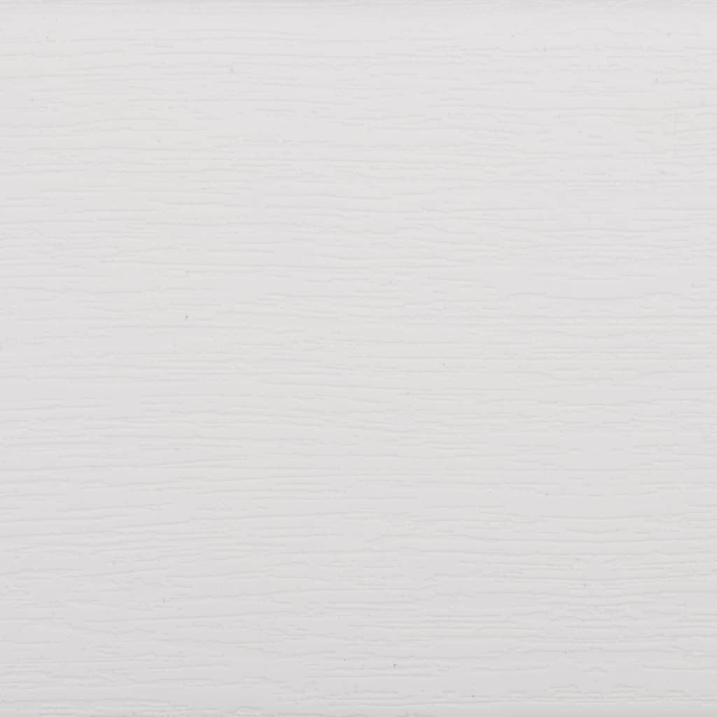 Vrtna klupa bijela 110 x 52 x 71 cm od polipropilena