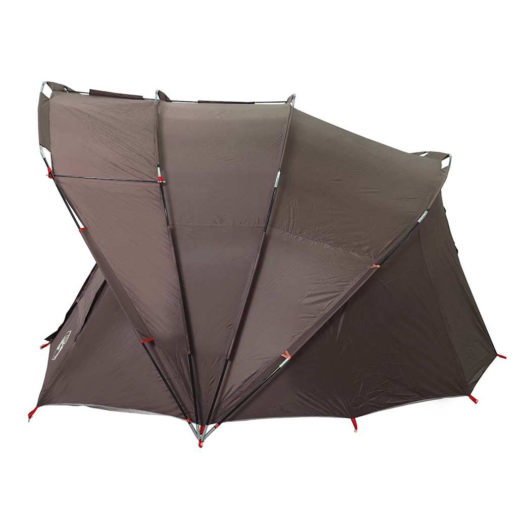 Šator za ribolov za 5 osobe smeđi vodootporni