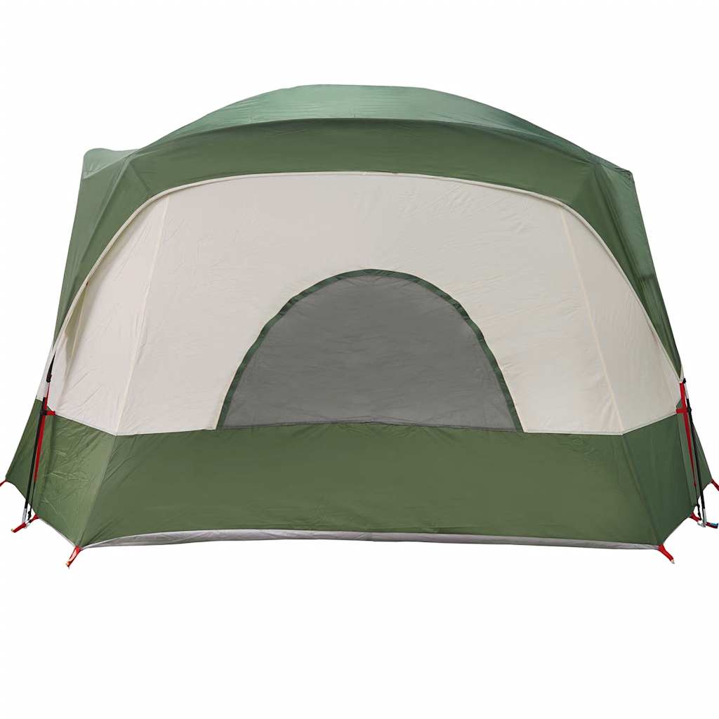 Obiteljski šator oblika kabine za 6 osoba zeleni vodootporni