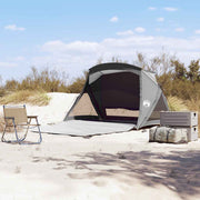 Šator za plažu za 2 osobe sivi vodootporni