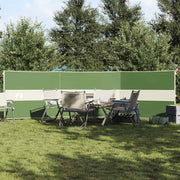 Vjetrobran za kampiranje zeleni 490x123 cm vodootporni