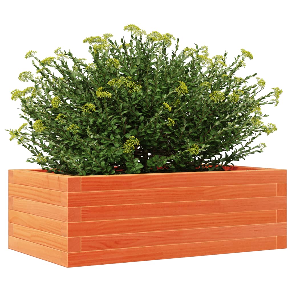 Vrtna sadilica voštano smeđa 70 x 40 x 23 cm masivna borovina