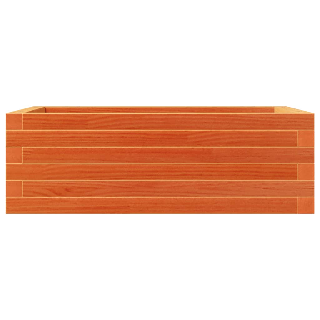 Vrtna sadilica voštano smeđa 70 x 40 x 23 cm masivna borovina