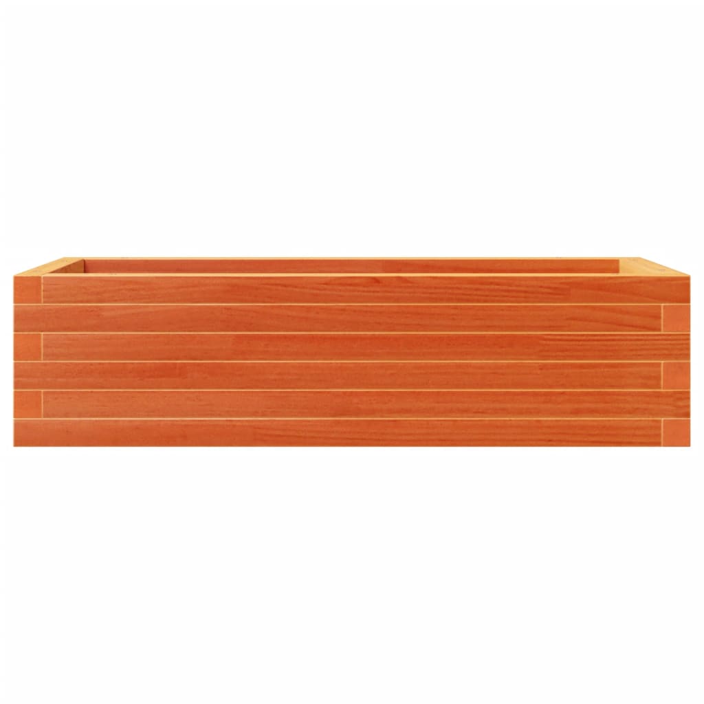 Vrtna sadilica voštano smeđa 90 x 40 x 23 cm masivna borovina