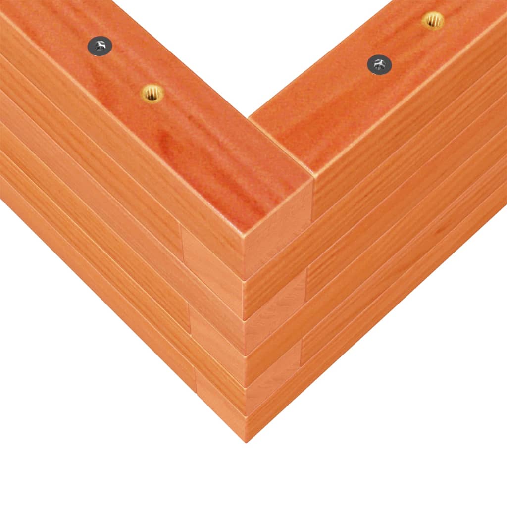 Vrtna sadilica voštano smeđa 90 x 40 x 23 cm masivna borovina