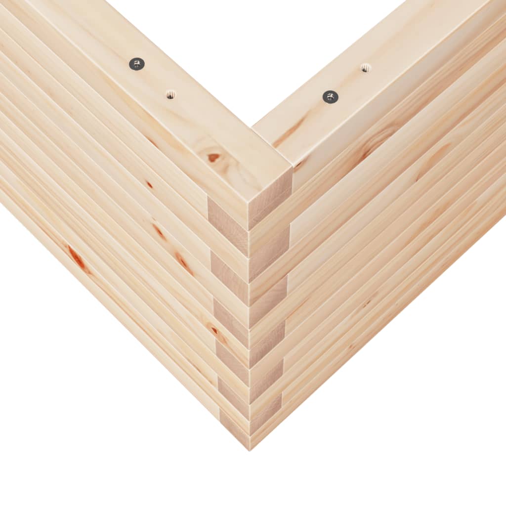 Vrtna sadilica 50x50x45,5 cm od masivne borovine