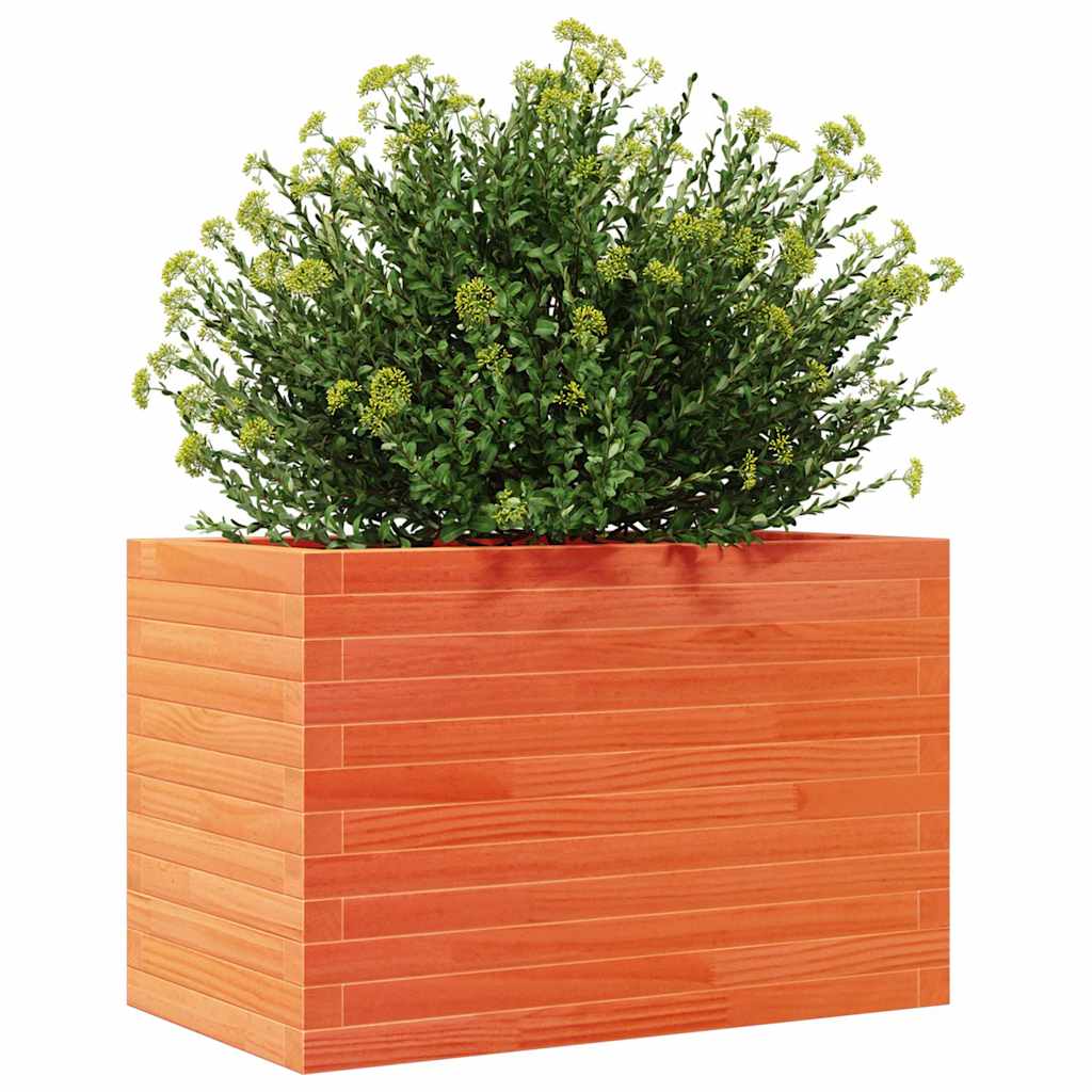 Vrtna sadilica voštano smeđe boje 70x40x45,5 cm od borovine