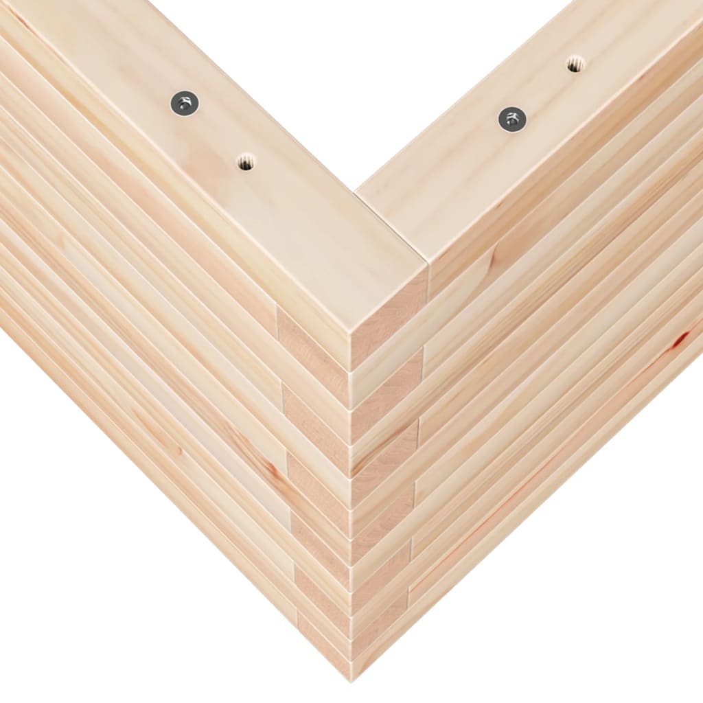 Vrtna sadilica 90x40x45,5 cm od masivne borovine