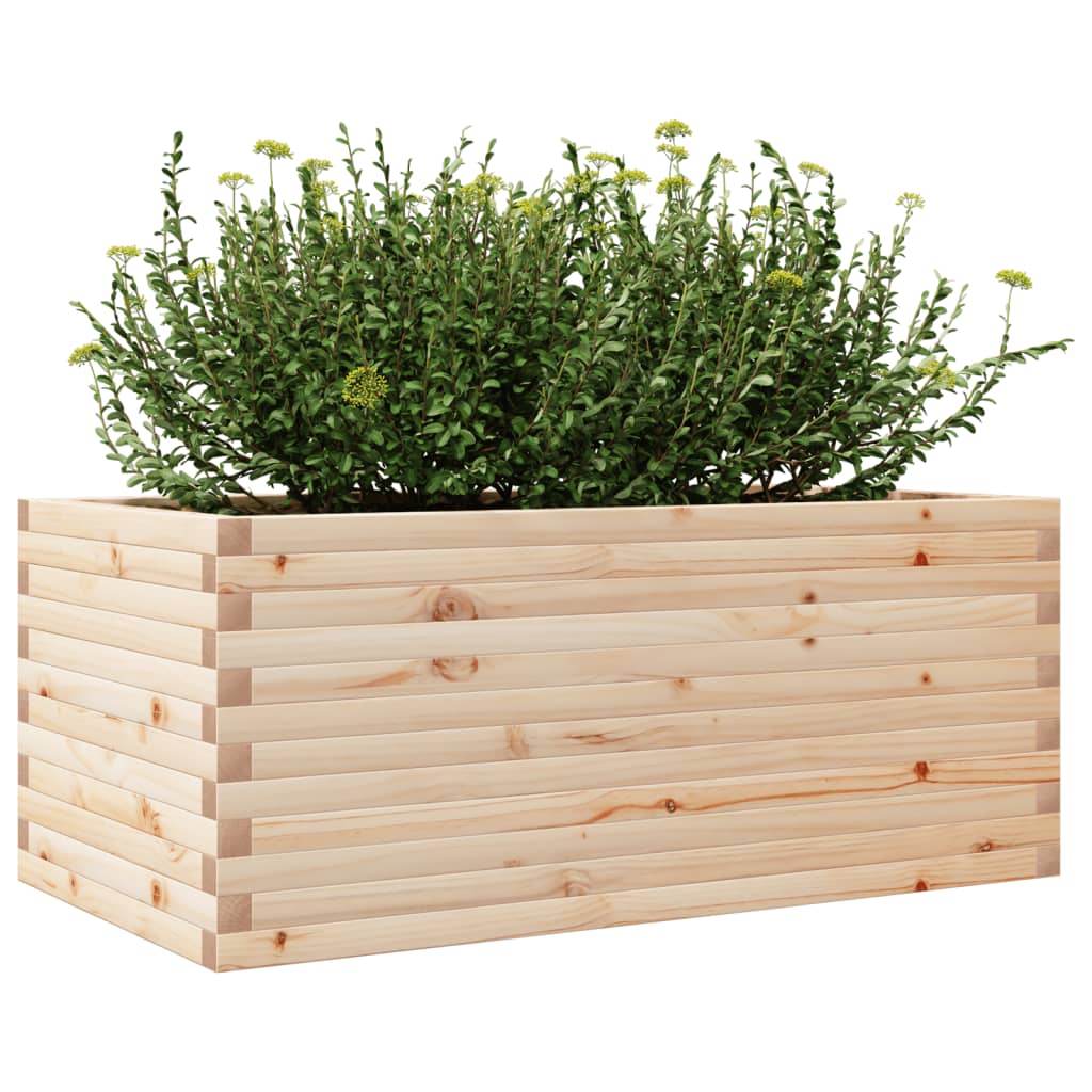 Vrtna sadilica 110x60x45,5 cm od masivne borovine