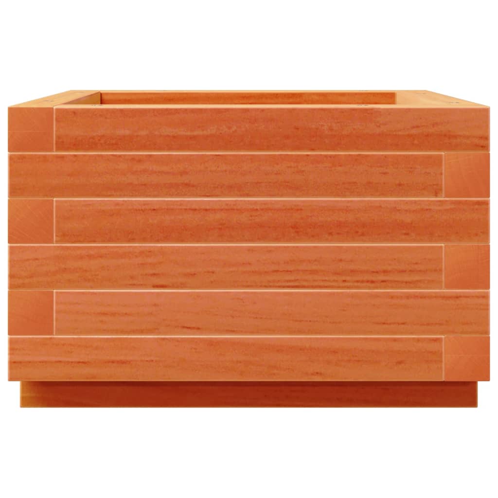 Vrtna sadilica voštano smeđa 40x40x26,5 cm masivna borovina