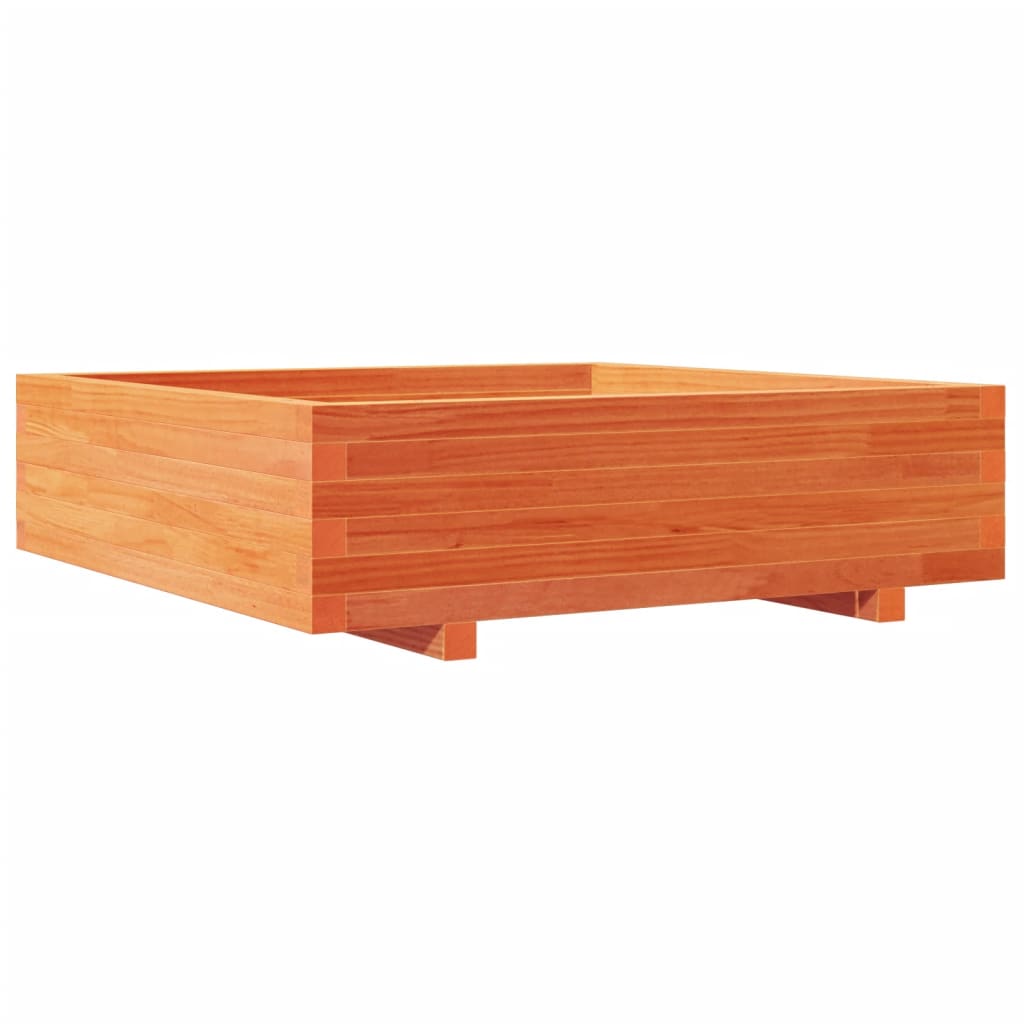 Vrtna sadilica voštano smeđe boje 90x90x26,5 cm od borovine