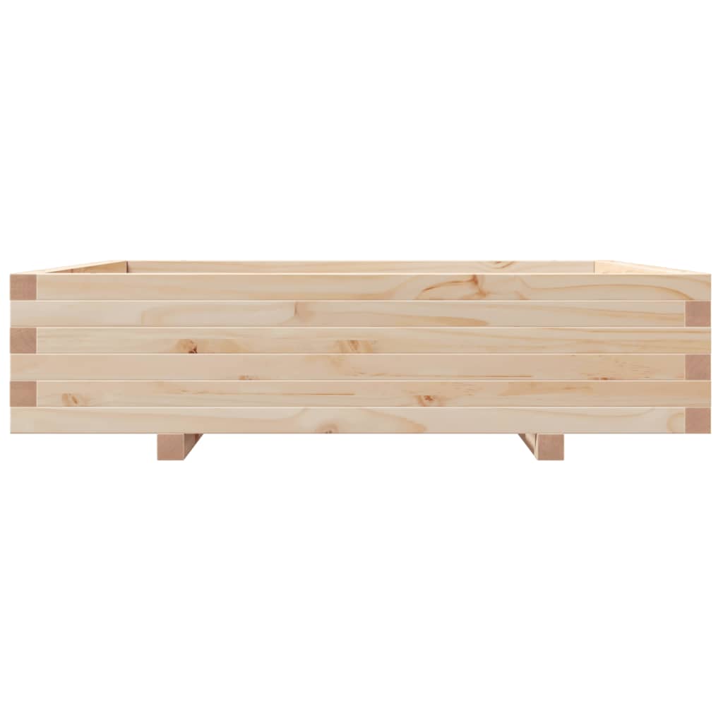 Vrtna sadilica 100x100x26,5 cm od masivne borovine