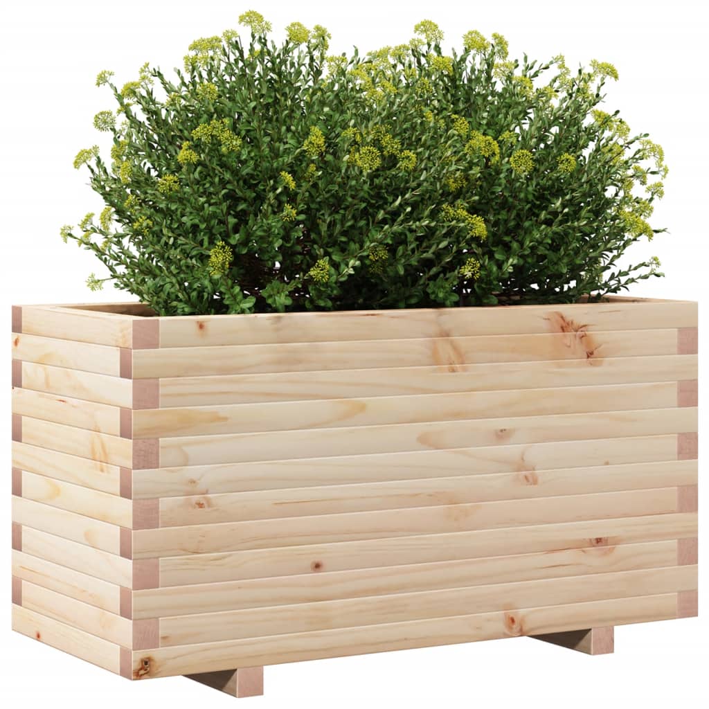 Vrtna sadilica 90 x 40 x 49,5 cm od masivne borovine