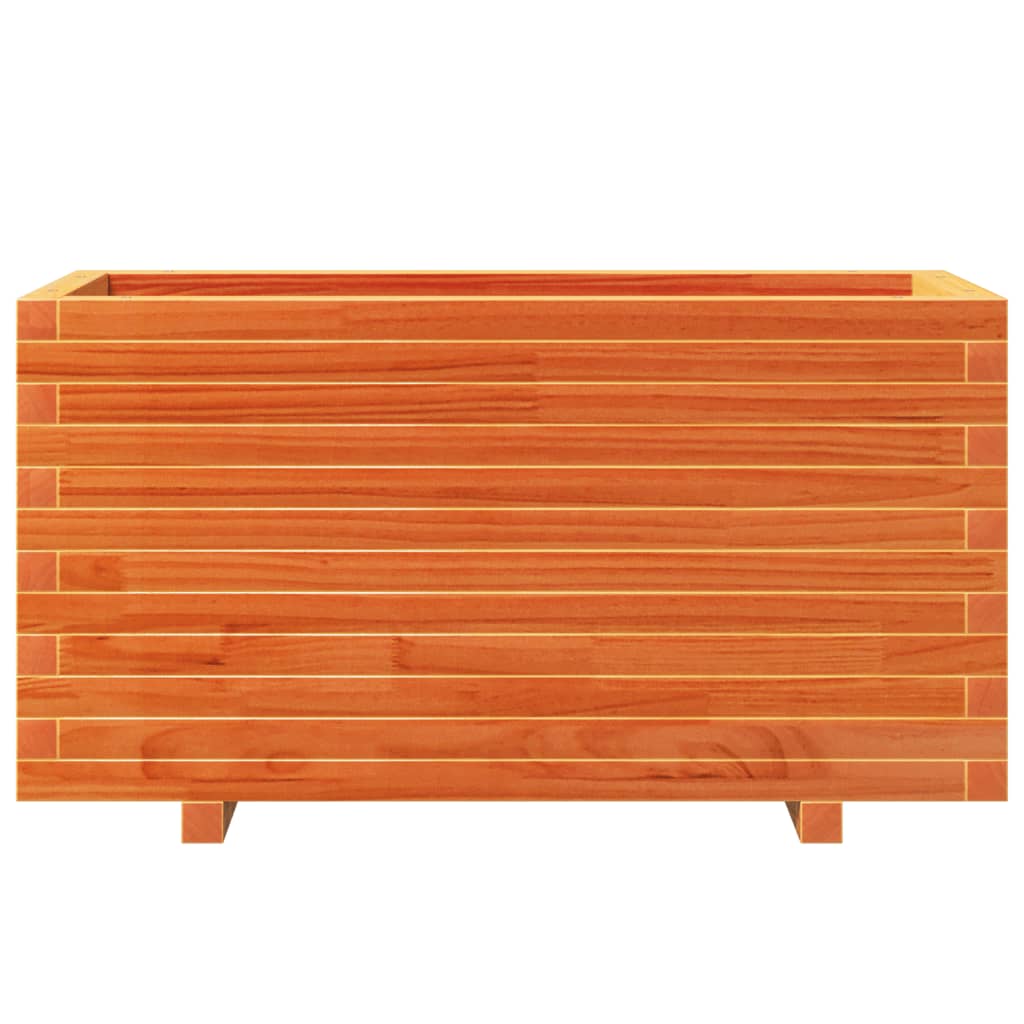 Vrtna sadilica voštano smeđe boje 90x40x49,5 cm od borovine