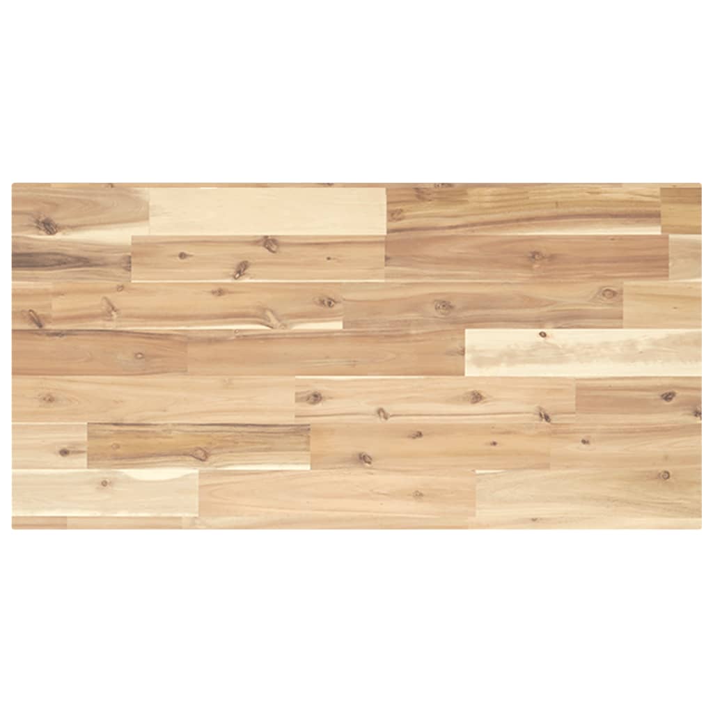 Stolna ploča 100x40x2 cm pravokutna od masivnog drva bagrema