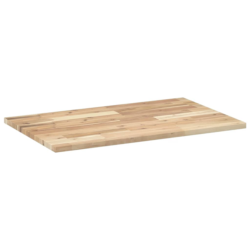Stolna ploča 100x50x2 cm pravokutna od masivnog drva bagrema