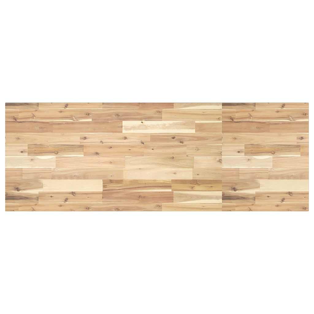 Stolna ploča 120x50x2 cm pravokutna od masivnog drva bagrema