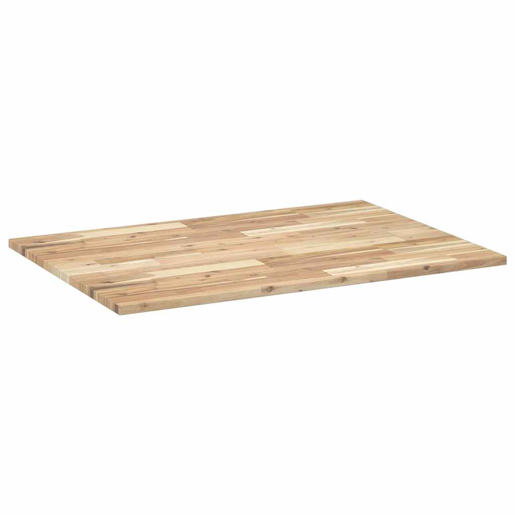 Stolna ploča 120x70x2 cm pravokutna od masivnog drva bagrema