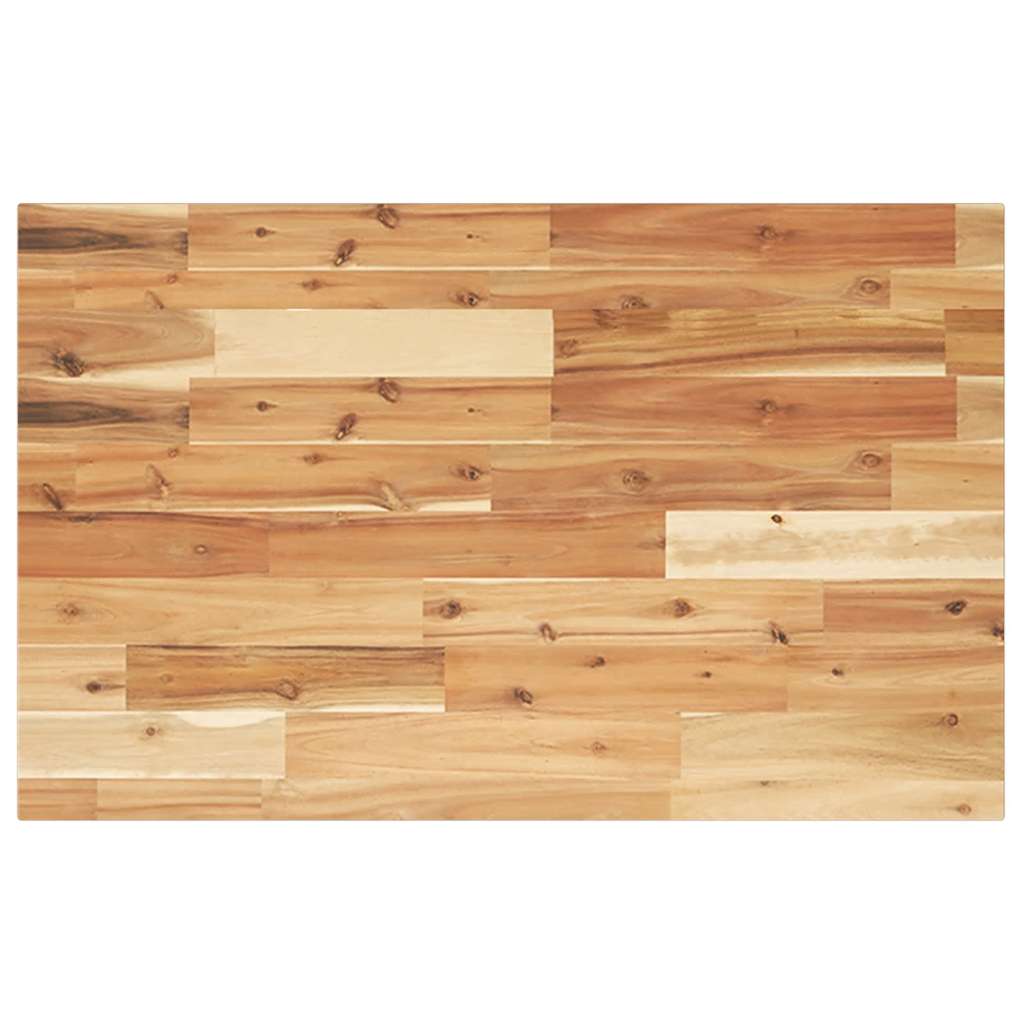 Stolna ploča 100x50x2 cm pravokutna od masivnog drva bagrema
