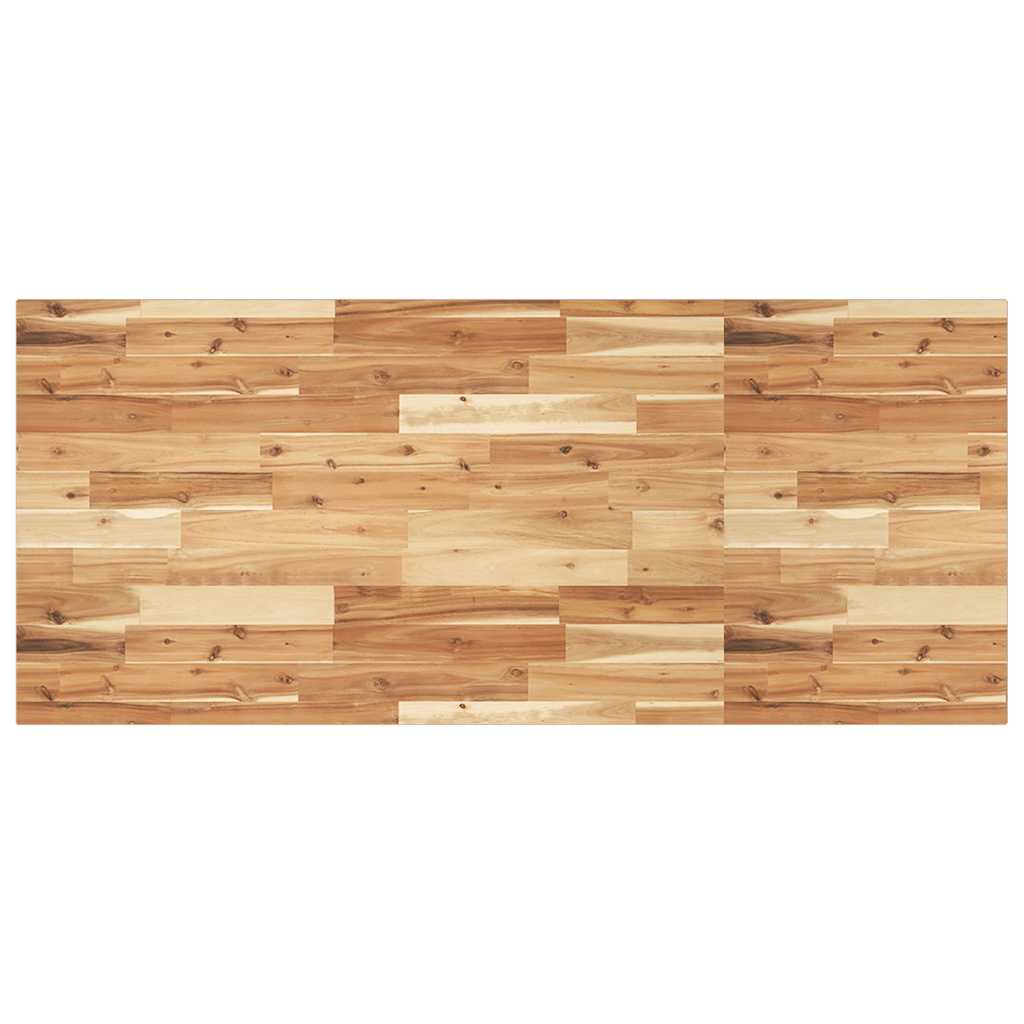 Stolna ploča 140x60x2 cm pravokutna od masivnog drva bagrema