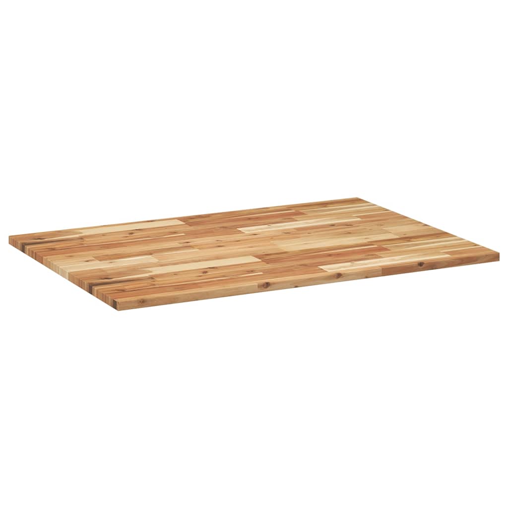 Stolna ploča 100x70x2 cm pravokutna od masivnog drva bagrema