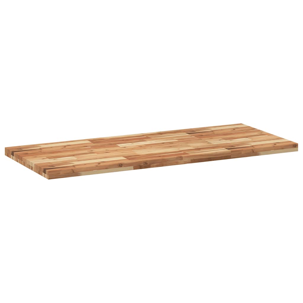 Stolna ploča 140x60x4 cm pravokutna od masivnog drva bagrema