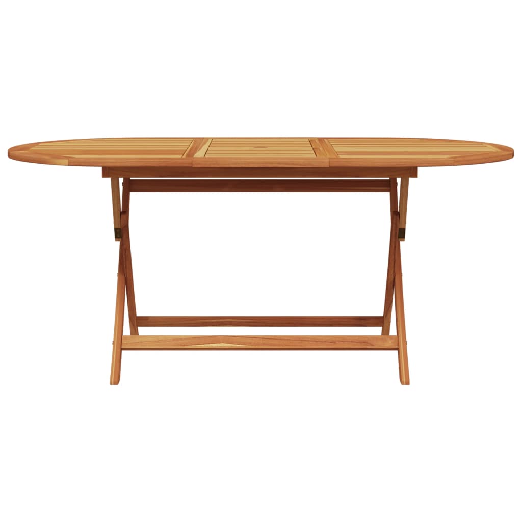 7-dijelni vrtni blagovaonski set bež poliratan i masivno drvo