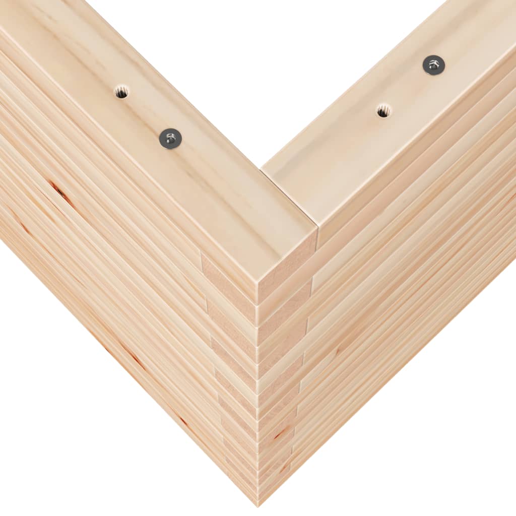 Vrtna sadilica 50x50x68,5 cm od masivne borovine
