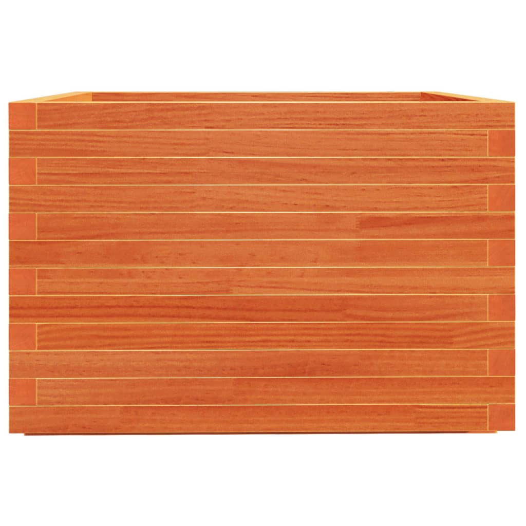 Vrtna sadilica voštano smeđe boje 70x70x49,5 cm od borovine