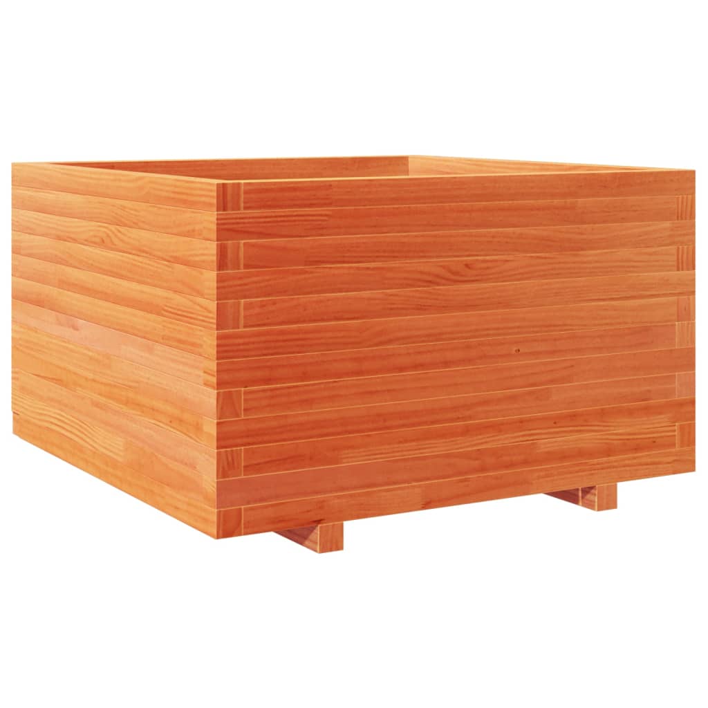 Vrtna sadilica voštano smeđe boje 70x70x49,5 cm od borovine