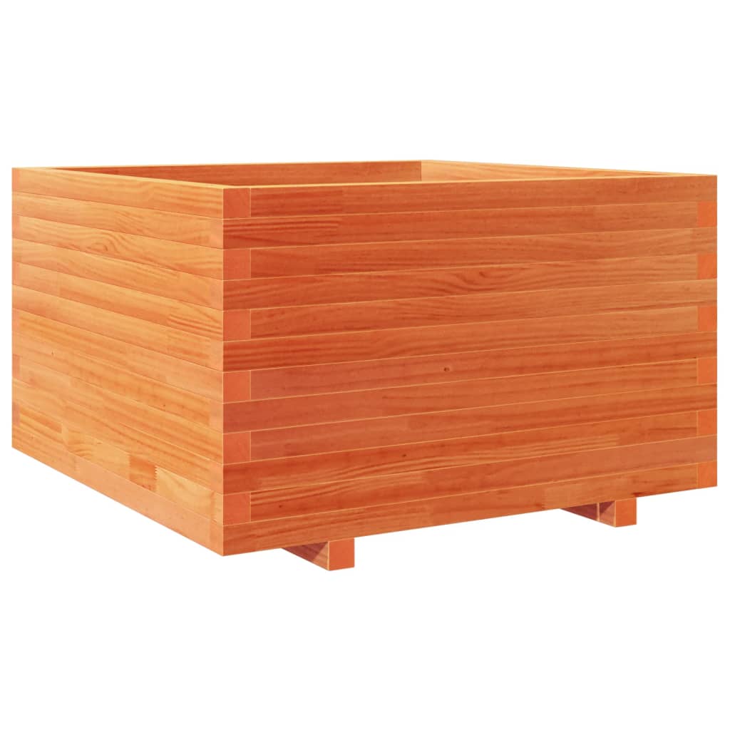 Vrtna sadilica voštano smeđe boje 80x80x49,5 cm od borovine
