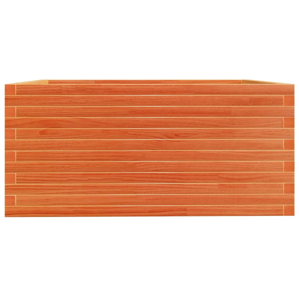 Vrtna sadilica voštano smeđe boje 100x100x49,5 cm od borovine