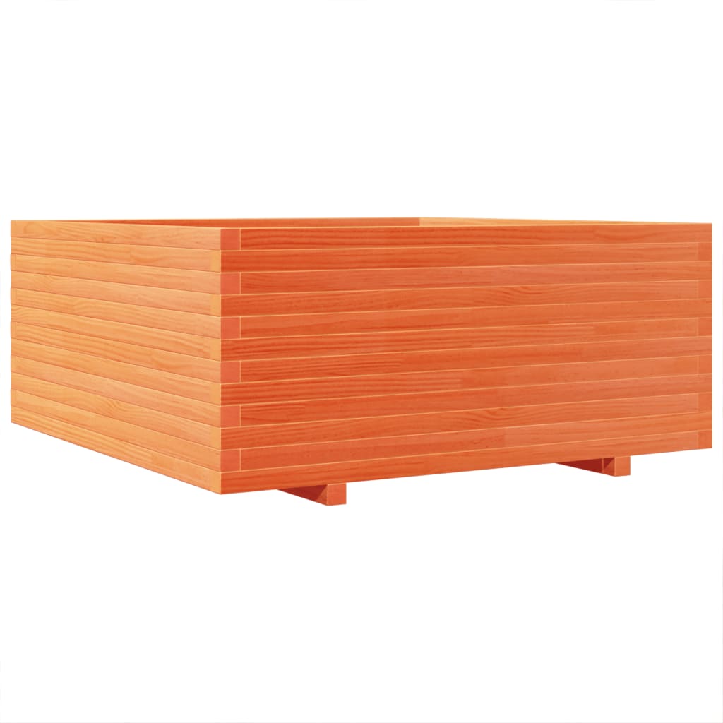 Vrtna sadilica voštano smeđe boje 110x110x49,5 cm od borovine
