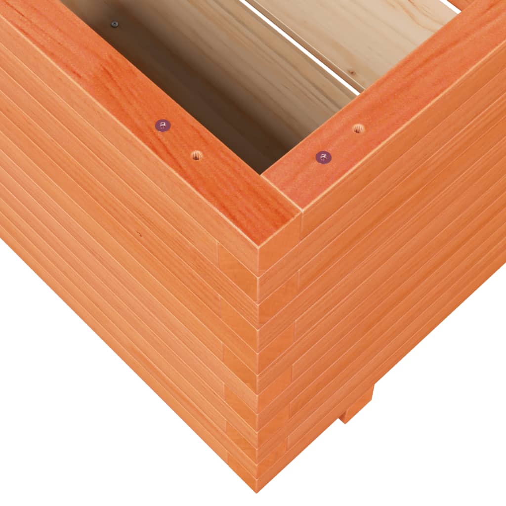 Vrtna sadilica voštano smeđe boje 110x110x49,5 cm od borovine