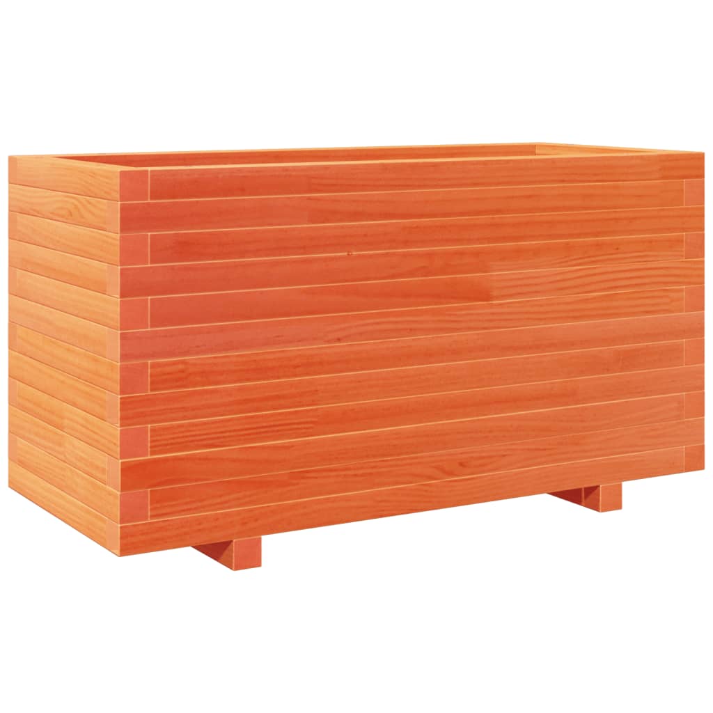 Vrtna sadilica voštano smeđe boje 90x40x49,5 cm od borovine