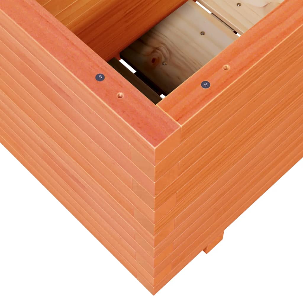 Vrtna sadilica voštano smeđe boje 110x40x49,5 cm od borovine