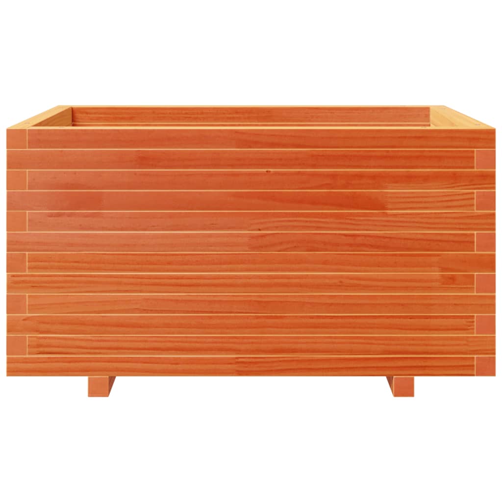 Vrtna sadilica voštano smeđe boje 90x60x49,5 cm od borovine