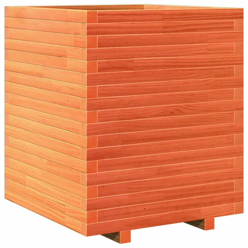 Vrtna sadilica voštano smeđe boje 60x60x72 cm od borovine