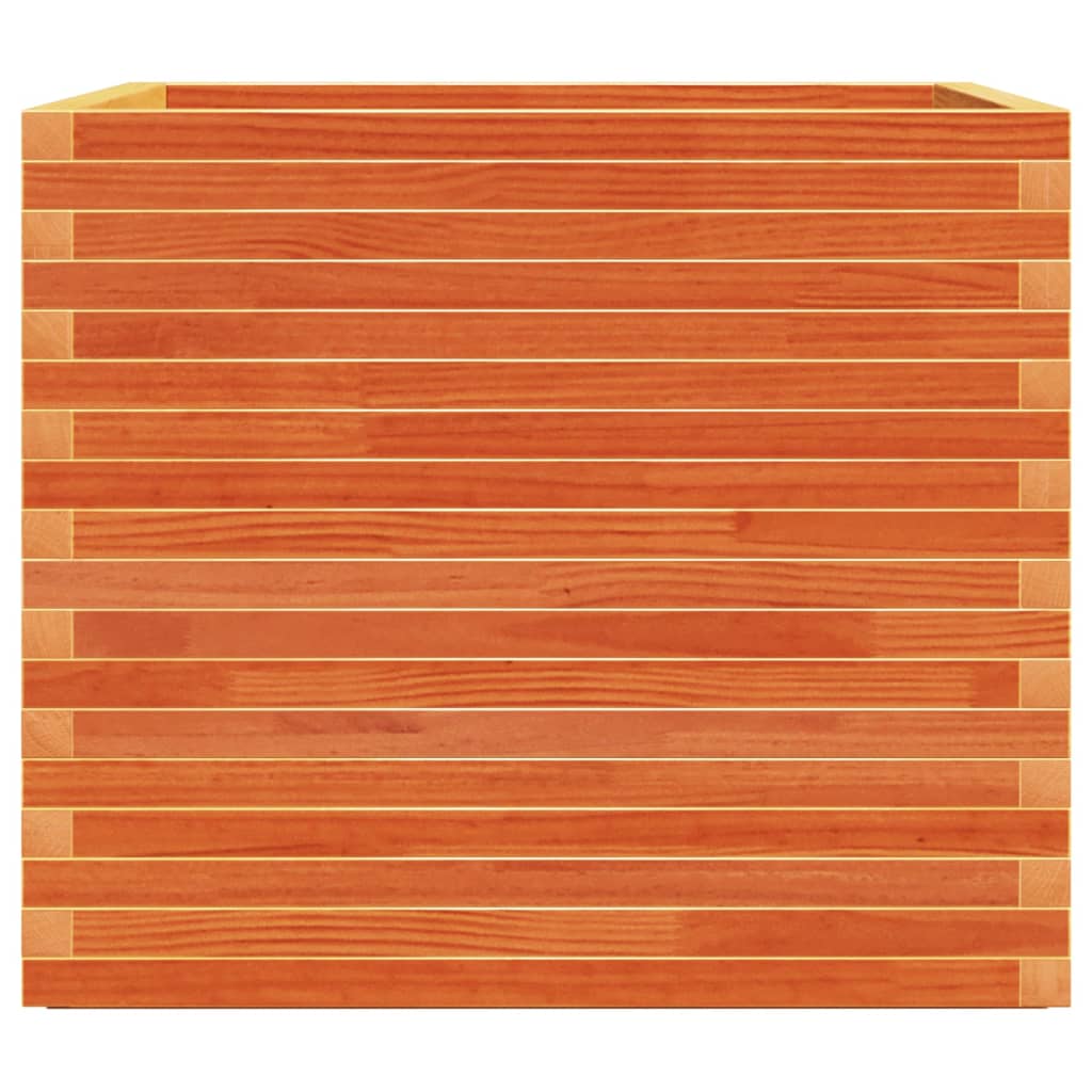 Vrtna sadilica voštano smeđe boje 80 x 80 x 72 cm od borovine