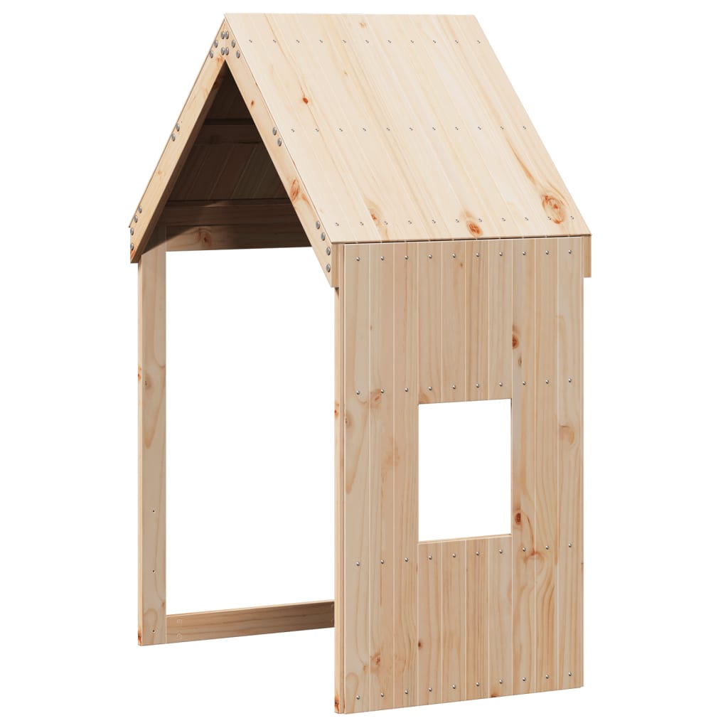 Visoki krevet s krovom 80 x 200 cm od masivne borovine