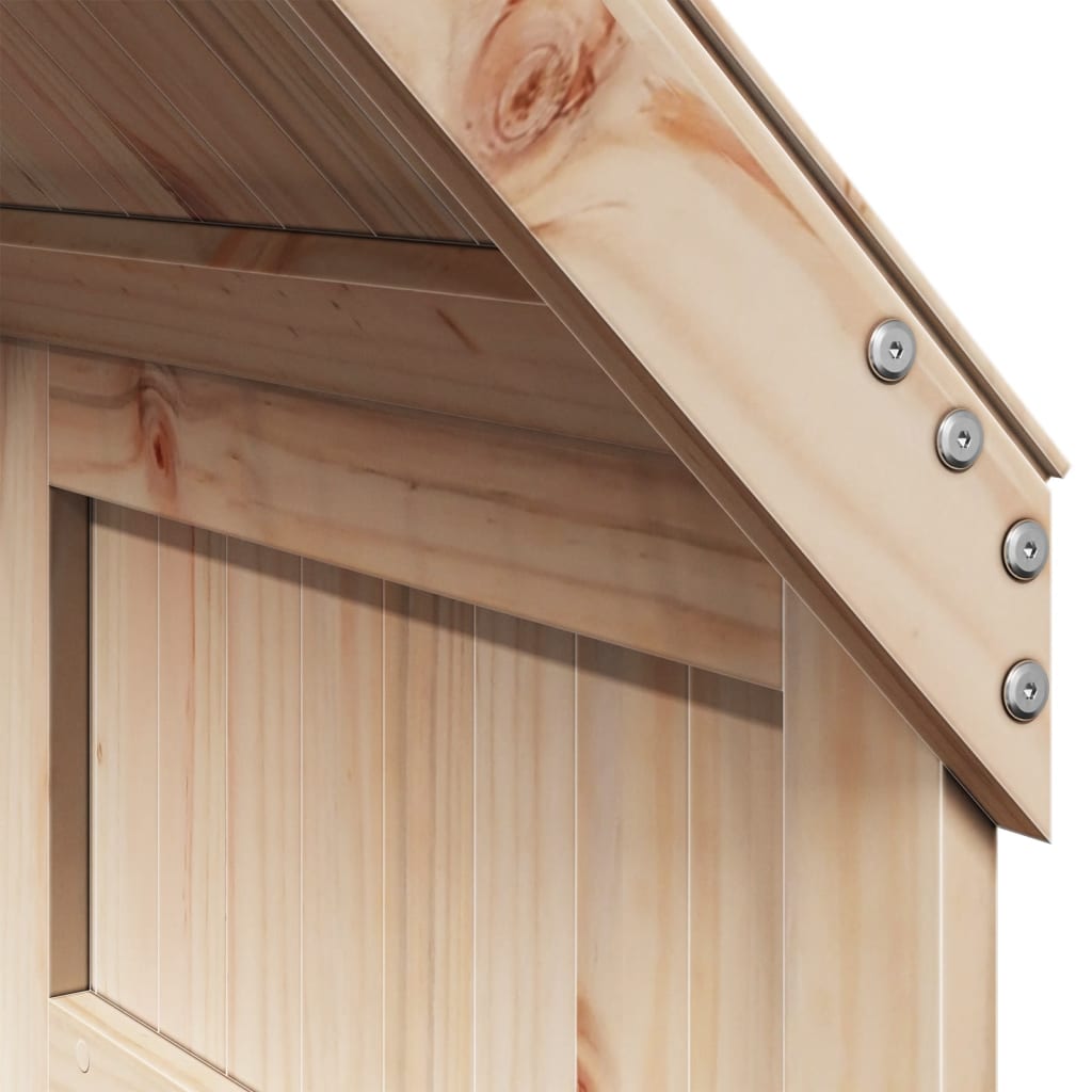Visoki krevet s krovom 90 x 190 cm od masivne borovine