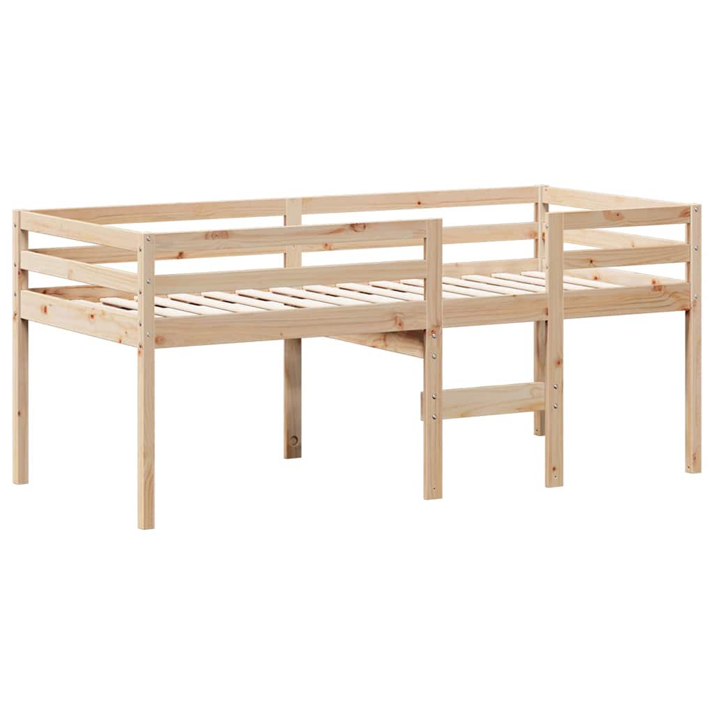 Visoki krevet s krovom 80 x 200 cm od masivne borovine