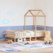 Okvir kreveta s krovom 100 x 200 cm od masivne borovine