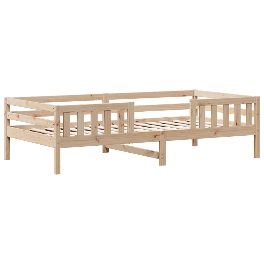 Okvir kreveta s krovom 75x190 cm masivna borovina