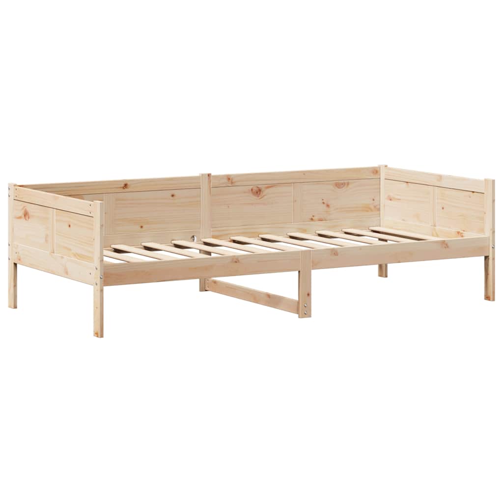 Dnevni krevet s krovom bez madraca 80x200 cm Masivno drvo