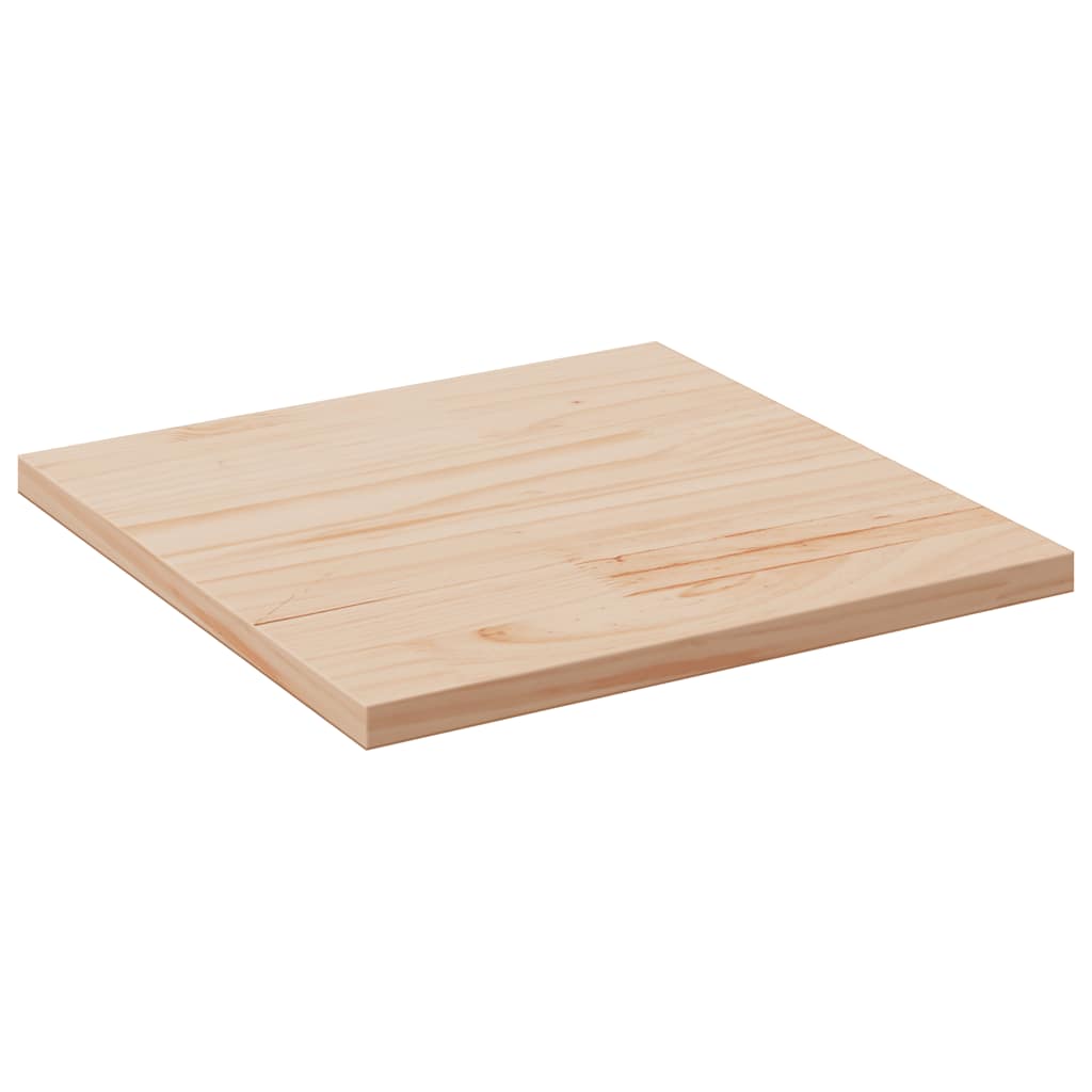Ploča za stol 50 x 50 x 1,7 cm četvrtasta od masivne borovine
